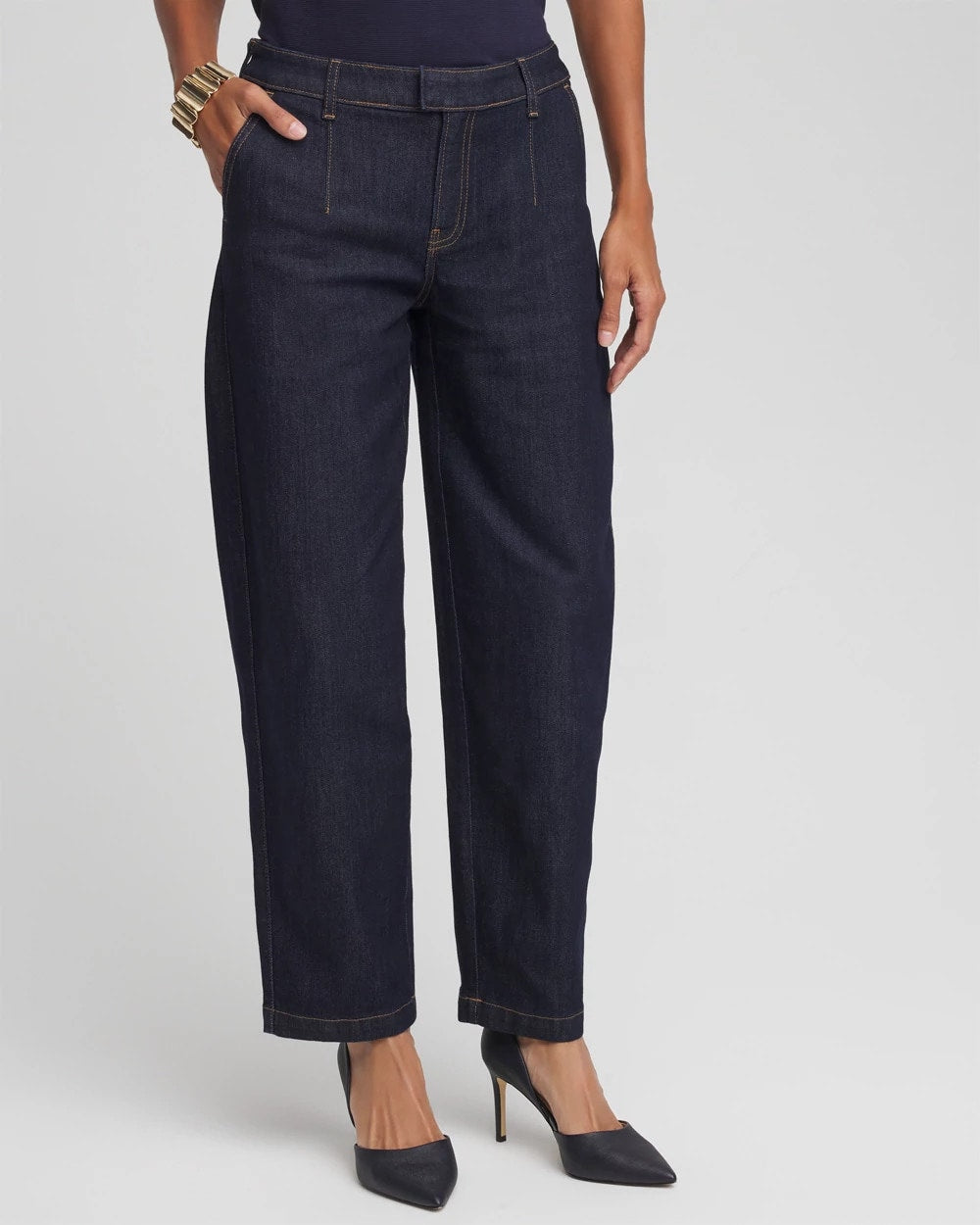 Chico's - Tapered Trouser Jeans