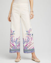 Chico's - Brigitte™ Paisley Wide-Leg Cropped Pants