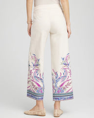 Chico's - Brigitte™ Paisley Wide-Leg Cropped Pants