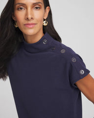 Chico's - Ottoman Cap Sleeve Tee
