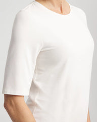 Chico's - Elbow Sleeve Tee