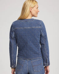 Chico's - Quilted Denim Jacket