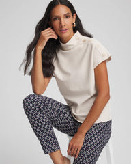 Chico's - Ottoman Cap Sleeve Tee