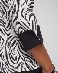 Chico's - Pima Jewel Neck Contrast Tee