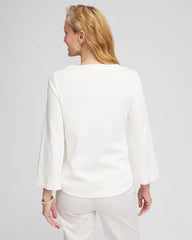 Chico's - Soutache Stitch Top