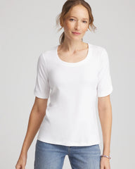 Chico's - Short Sleeve Pima Tee