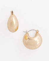Chico's - No Droop® Gold-Tone Huggie Hoop Earrings