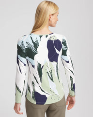 Chico's - Sea-Print Touch of Cool™ Layering Tee