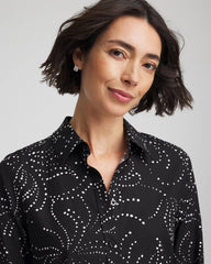 Chico's - No Iron™ Findot Print Sateen Shirt