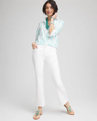 Chico's - No Iron™ Sateen Bubble Print Shirt