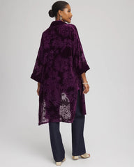 Chico's - Floral Burnout Kimono