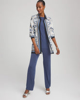 Chico's - Travelers™ Collection Paisley Mesh Shirt Jacket