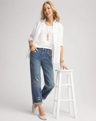 Chico's - Slub Scoop Neck Tee
