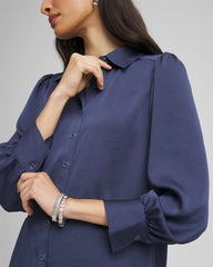 Chico's - Puff Sleeve Satin Blouse