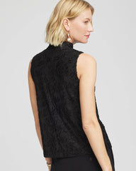 Chico's - Burnout Mockneck Tank