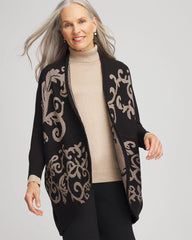 Chico's - Ottoman Jacquard Cocoon Cardigan
