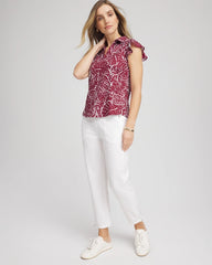 Chico's - Zenergy® UPF Printed Polo Top