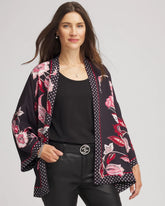 Chico's - Short Floral Kimono