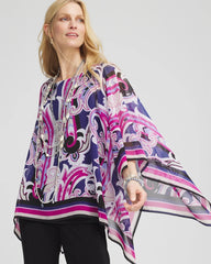 Chico's - Travelers™ Paisley Chiffon Layered Top