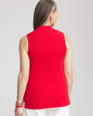 Chico's - Textured Sleeveless V-Neck Tunic