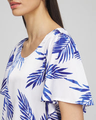 Chico's - Flutter Sleeve Satin Top