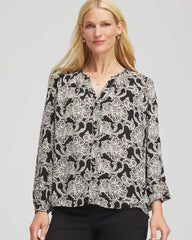 Chico's - Caviar Bead Georgette Blouse