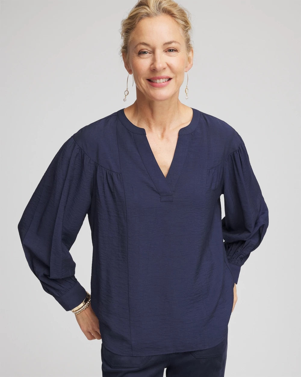 Chico's - Woven Relaxed-Fit Shirt