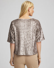Chico's - Art Deco Dolman Sequins Tee