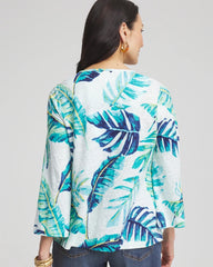 Chico's - Tie-Front Forward Seam Top