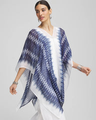 Chico's - Long Embellished Linen Kaftan