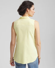 Chico's - No Iron™ Sleeveless Sateen Shirt