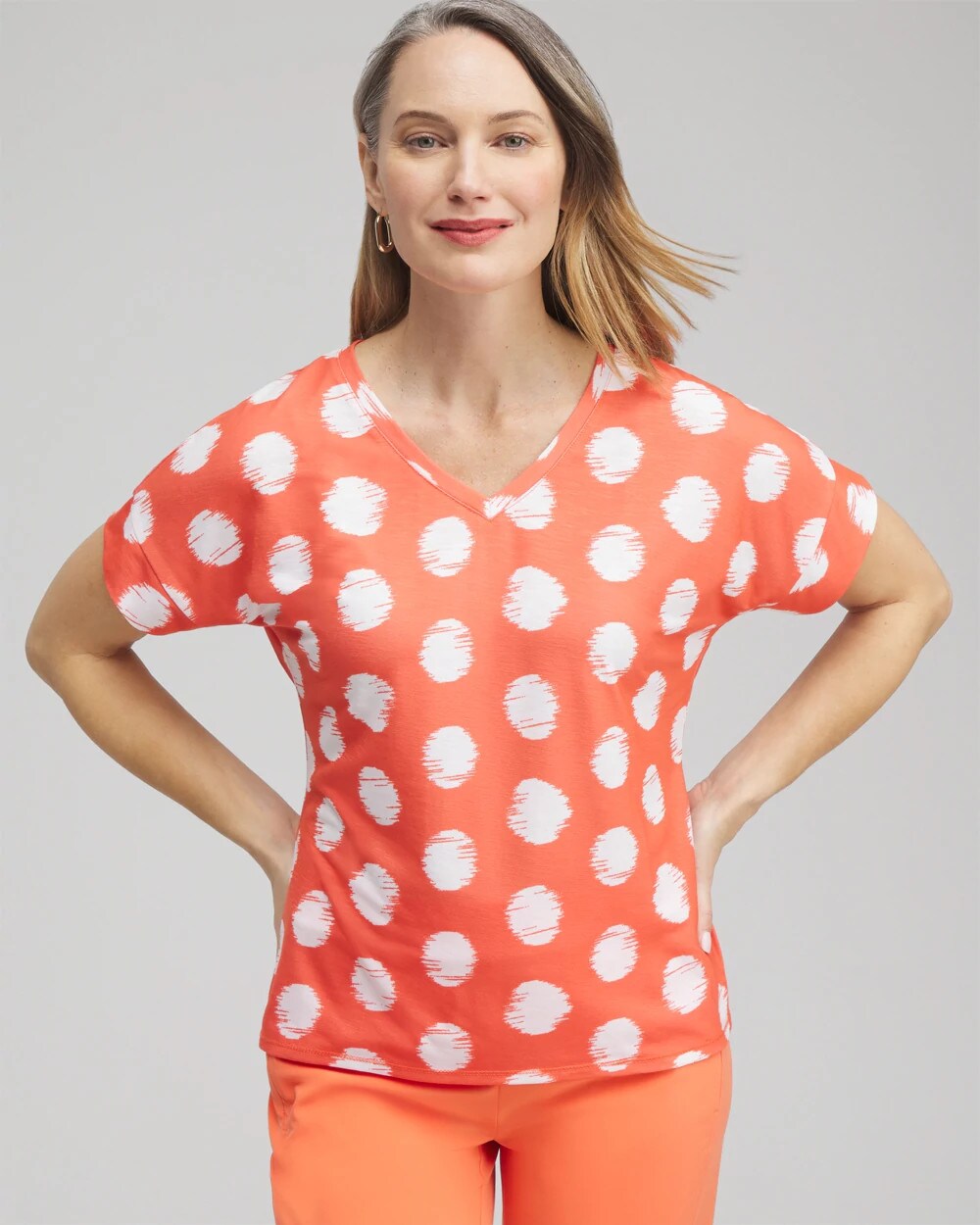 Chico's - Zenergy® Dots Drop Shoulder Tee