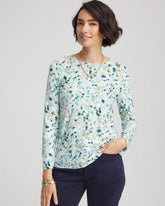 Chico's - Printed Touch of Cool™ Layering Tee