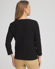 Chico's - Textured Scoopneck Cardigan