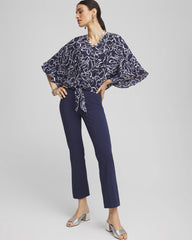 Chico's - Ecovero™ Tie-Front Frill Sleeve Blouse