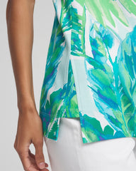 Chico's - Tropical Pima Sleeveless V-Neck Tunic