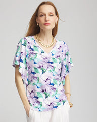Chico's - Touch of Cool™ Lily Handkerchief-Sleeve V-Neck Tee