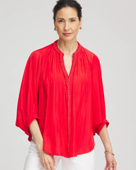 Chico's - Braided Batwing Blouse