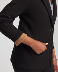 Chico's - Single-Breasted Sweater Blazer