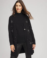 Chico's - Rhinestone Embellished Cardigan