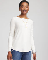 Chico's - Ella Bateau Pullover Sweater