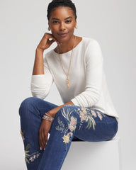 Chico's - Ella Bateau Pullover Sweater