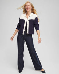 Chico's - Colorblock Cardigan Jacket