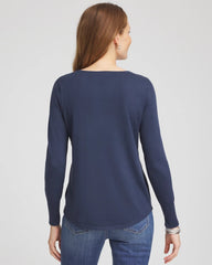 Chico's - Ella Embellished V-Neck Sweater