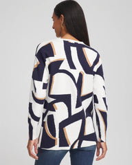 Chico's - Geo Intarsia V-Neck Tunic