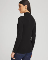 Chico's - Ella Button Cuff Turtleneck Sweater