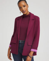 Chico's - Single-Breasted Sweater Blazer