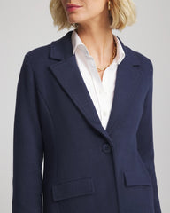 Chico's - Single-Breasted Sweater Blazer