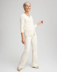 Chico's - Embellished Crewneck Cardigan