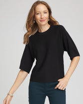 Chico's - Dolman Sleeve Crew Neck Pullover Sweater
